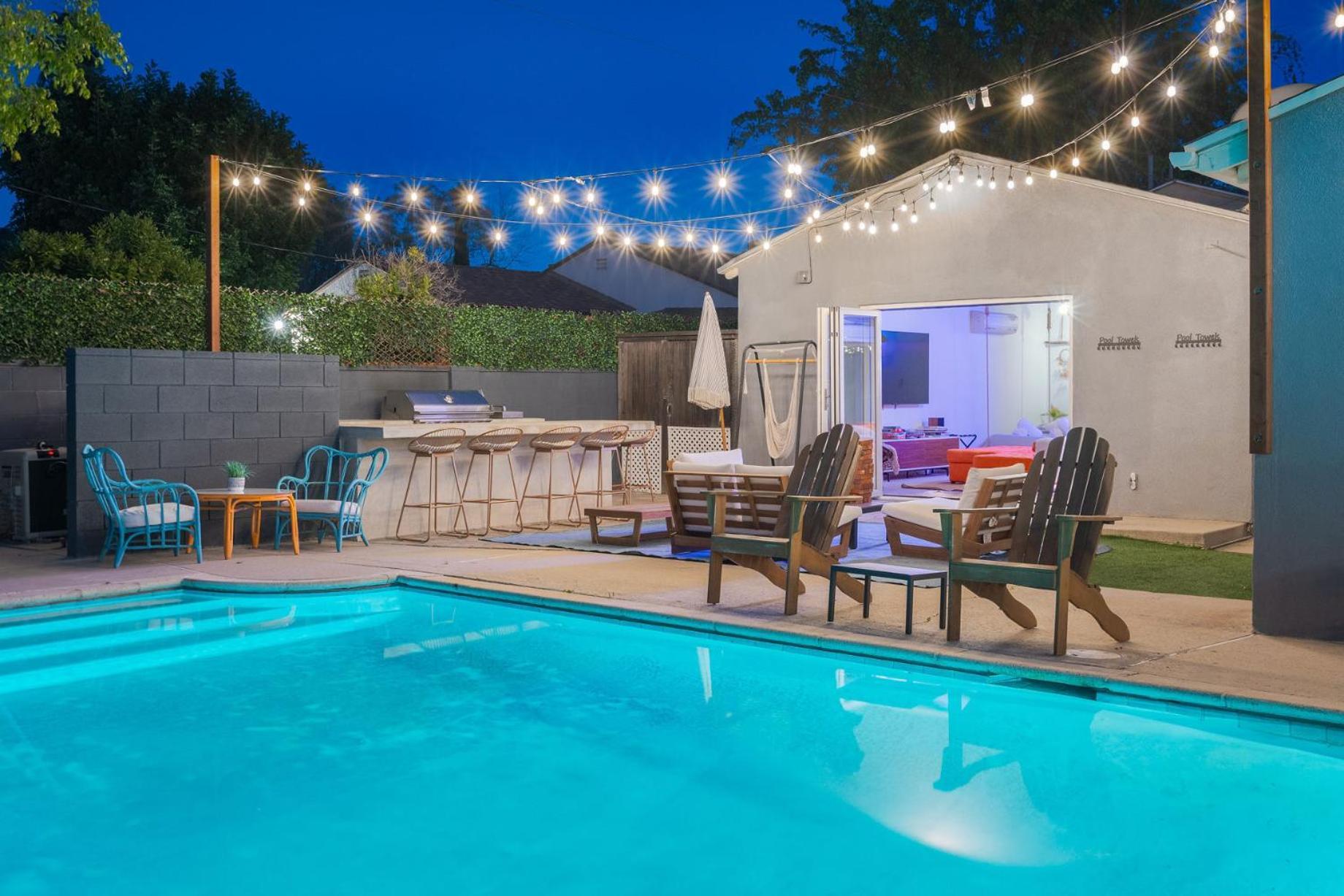 Angel&Rose Universal Hollywood Heated Pool House King Bed Los Angeles Eksteriør bilde
